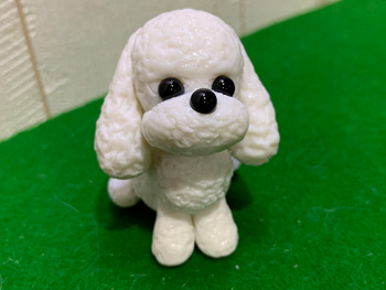 樹脂粘土で犬 トイプードル のキーホルダーを作ってみた 愛犬モコ ポメチワ の ブログ